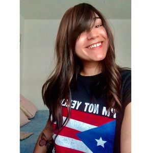 Brown With Highlights Synthetic Wig